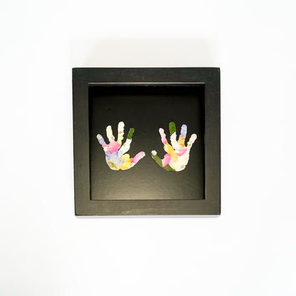 Newborn Handprint & Footprint Keepsake Frame