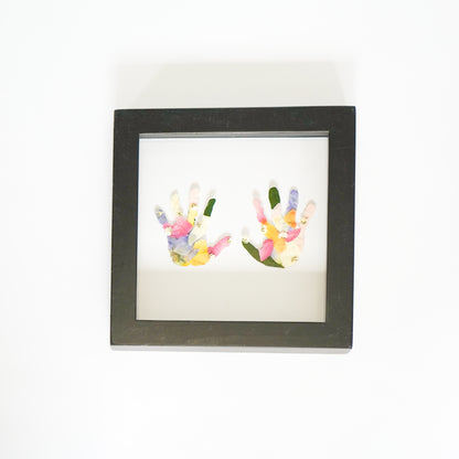 Newborn Handprint & Footprint Keepsake Frame