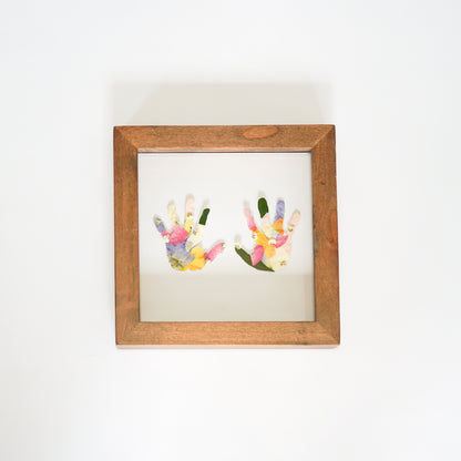 Newborn Handprint & Footprint Keepsake Frame
