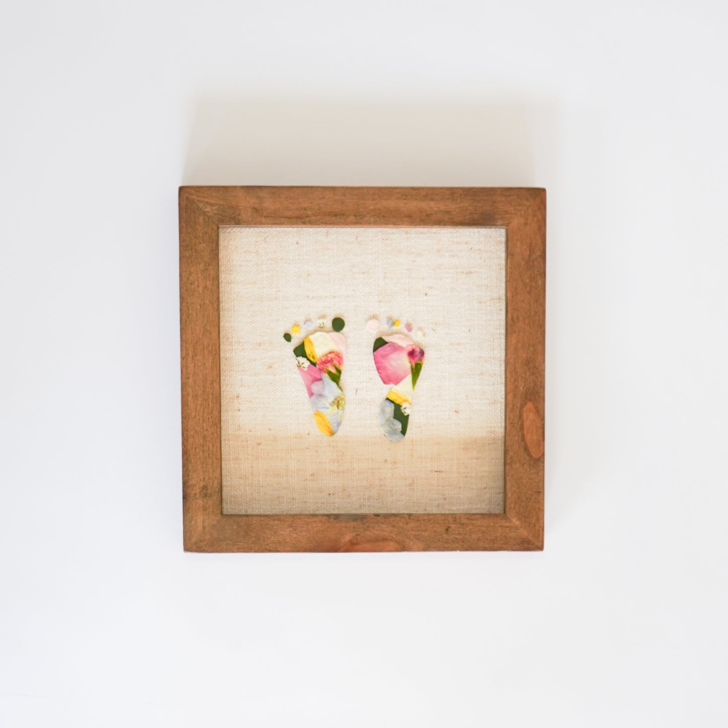 Newborn Handprint & Footprint Keepsake Frame