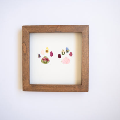 Pawprint Pressed Frame