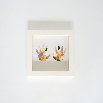 Newborn Handprint & Footprint Keepsake Frame