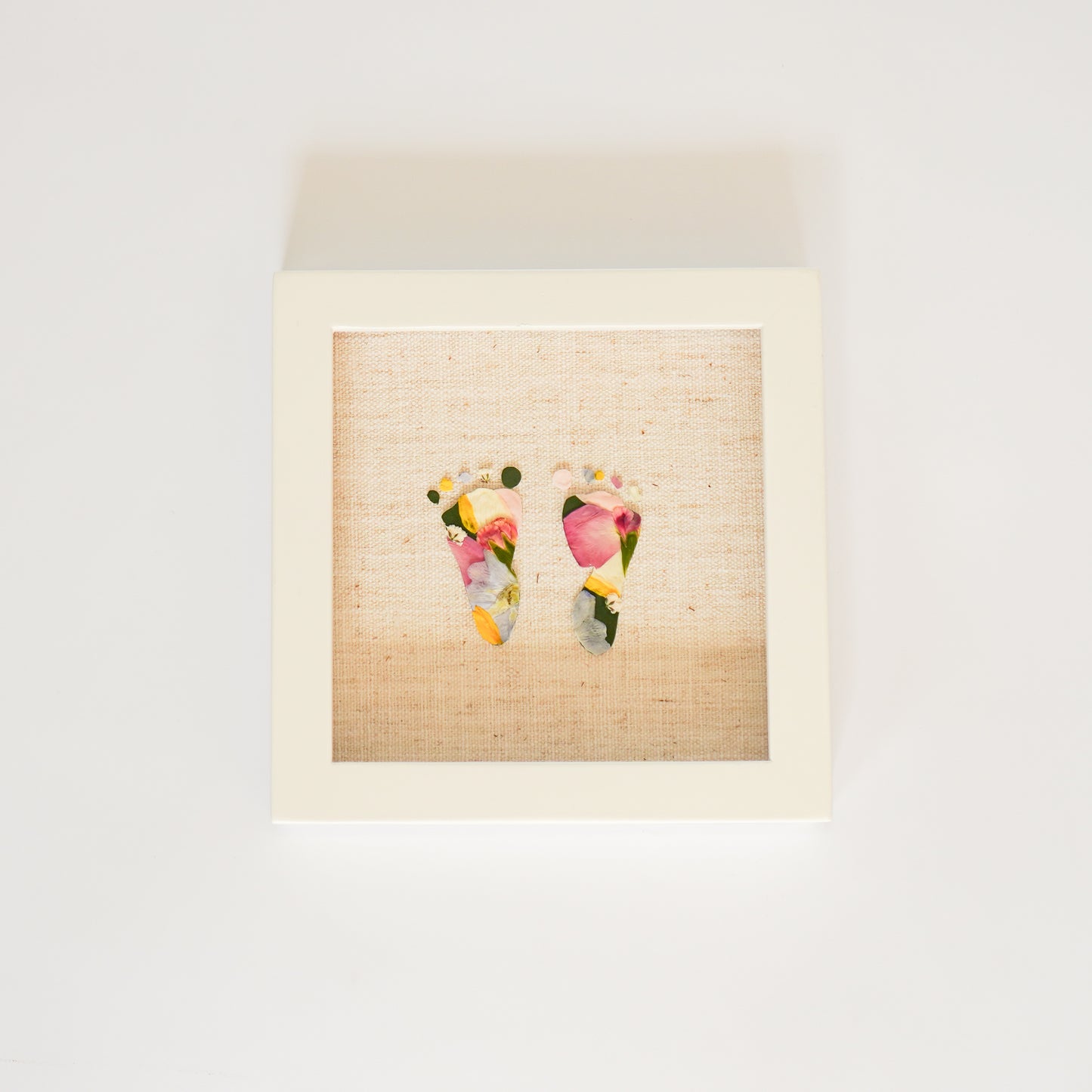 Newborn Handprint & Footprint Keepsake Frame