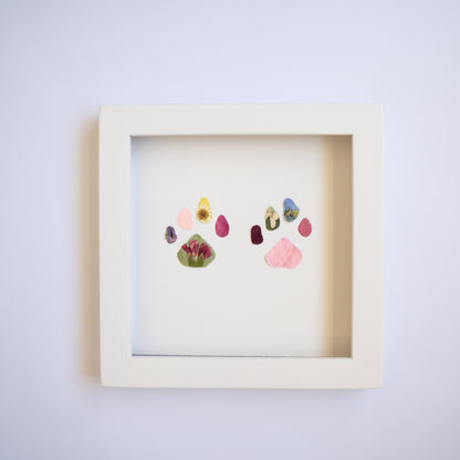 Pawprint Pressed Frame