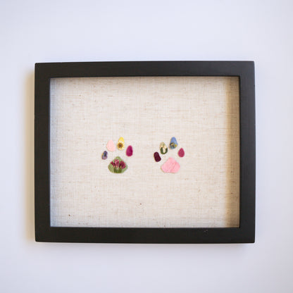 Pawprint Pressed Frame