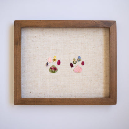 Pawprint Pressed Frame