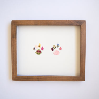 Pawprint Pressed Frame