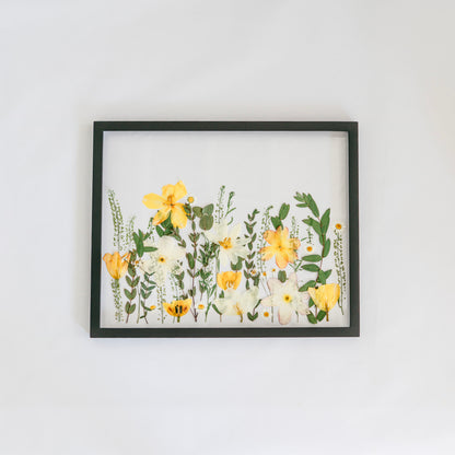 Pressed Frame - Recreation Garden/Meadow Design (We Repurchase Your Wedding Bouquet)