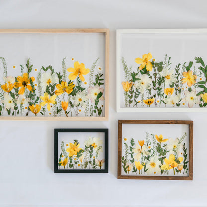 Pressed Frame - Recreation Garden/Meadow Design (We Repurchase Your Wedding Bouquet)