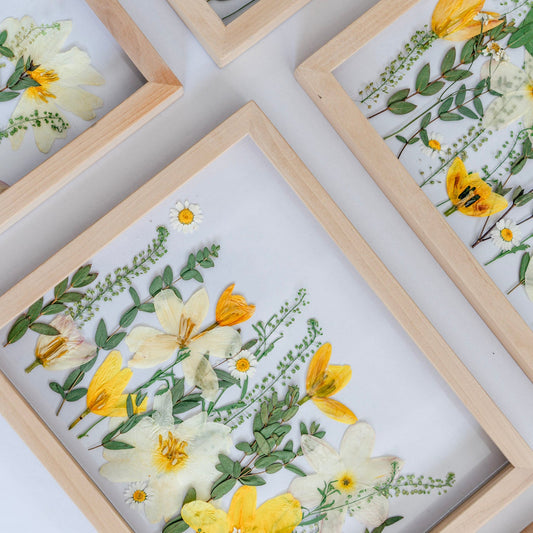 *BESTSELLER* Pressed Frame - Garden/Meadow Design (You Ship Your Flowers)