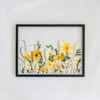 Pressed Frame - Recreation Garden/Meadow Design (We Repurchase Your Wedding Bouquet)