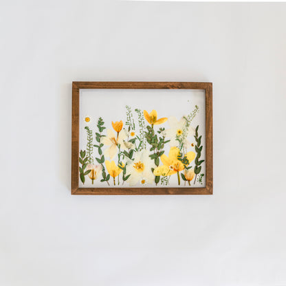 Pressed Frame - Recreation Garden/Meadow Design (We Repurchase Your Wedding Bouquet)