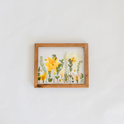 Pressed Frame - Recreation Garden/Meadow Design (We Repurchase Your Wedding Bouquet)