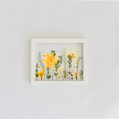 Pressed Frame - Recreation Garden/Meadow Design (We Repurchase Your Wedding Bouquet)