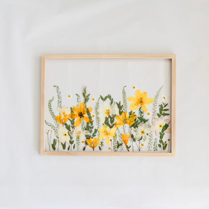 Pressed Frame - Recreation Garden/Meadow Design (We Repurchase Your Wedding Bouquet)
