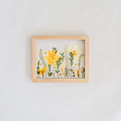 Pressed Frame - Recreation Garden/Meadow Design (We Repurchase Your Wedding Bouquet)