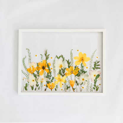 Pressed Frame - Recreation Garden/Meadow Design (We Repurchase Your Wedding Bouquet)