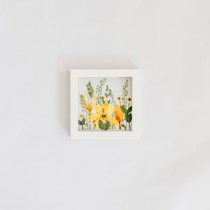 Pressed Frame - Recreation Garden/Meadow Design (We Repurchase Your Wedding Bouquet)