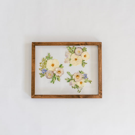 Pressed Frame - Recreation Clumps Design (We Repurchase Your Wedding Bouquet)