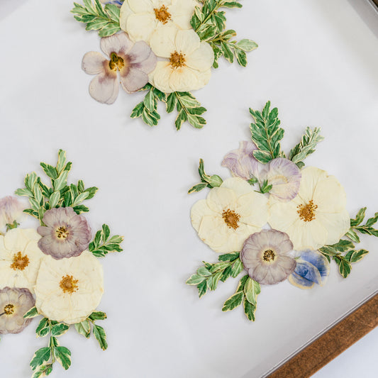 Pressed Frame - Recreation Clumps Design (We Repurchase Your Wedding Bouquet)