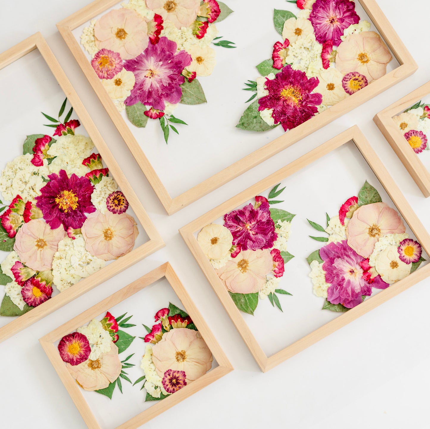 *BESTSELLER* Pressed Frame - Corner Design (You Ship Your Flowers)