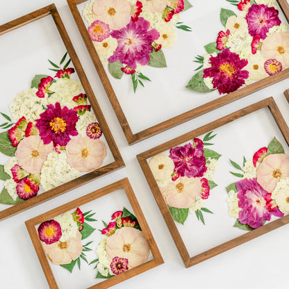 *BESTSELLER* Pressed Frame - Corner Design (You Ship Your Flowers)