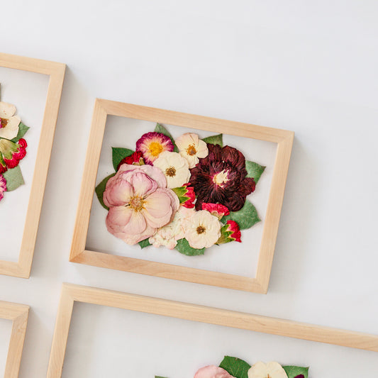 Pressed Frame - Recreation Round Design (We Repurchase Your Wedding Bouquet)