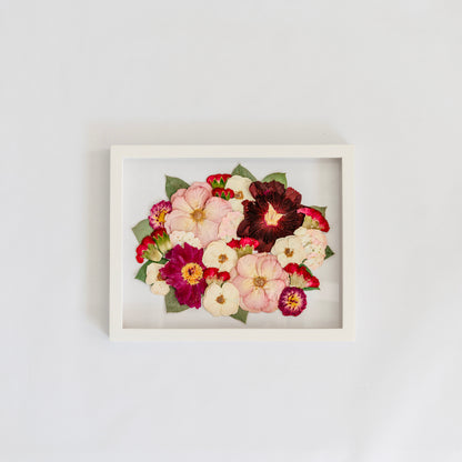 Pressed Frame - Recreation Round Design (We Repurchase Your Wedding Bouquet)