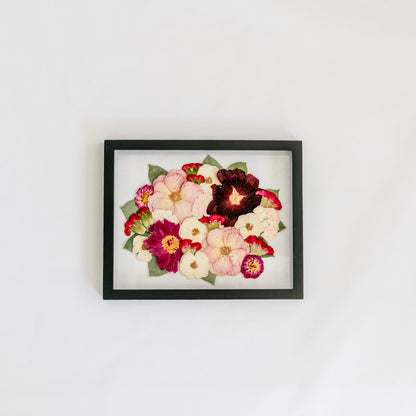 Pressed Frame - Recreation Round Design (We Repurchase Your Wedding Bouquet)