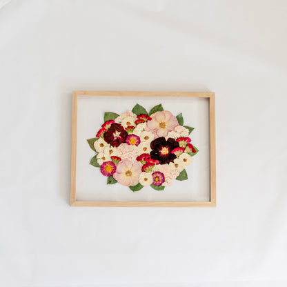 Pressed Frame - Recreation Round Design (We Repurchase Your Wedding Bouquet)