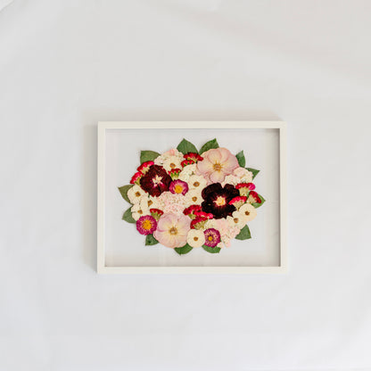 Pressed Frame - Recreation Round Design (We Repurchase Your Wedding Bouquet)