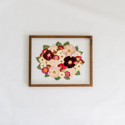 Pressed Frame - Recreation Round Design (We Repurchase Your Wedding Bouquet)