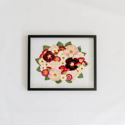 Pressed Frame - Recreation Round Design (We Repurchase Your Wedding Bouquet)