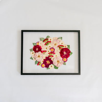 Pressed Frame - Recreation Round Design (We Repurchase Your Wedding Bouquet)