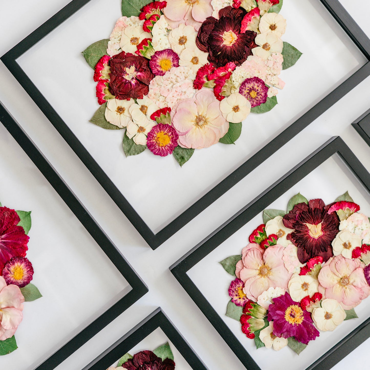 Pressed Frame - Recreation Round Design (We Repurchase Your Wedding Bouquet)