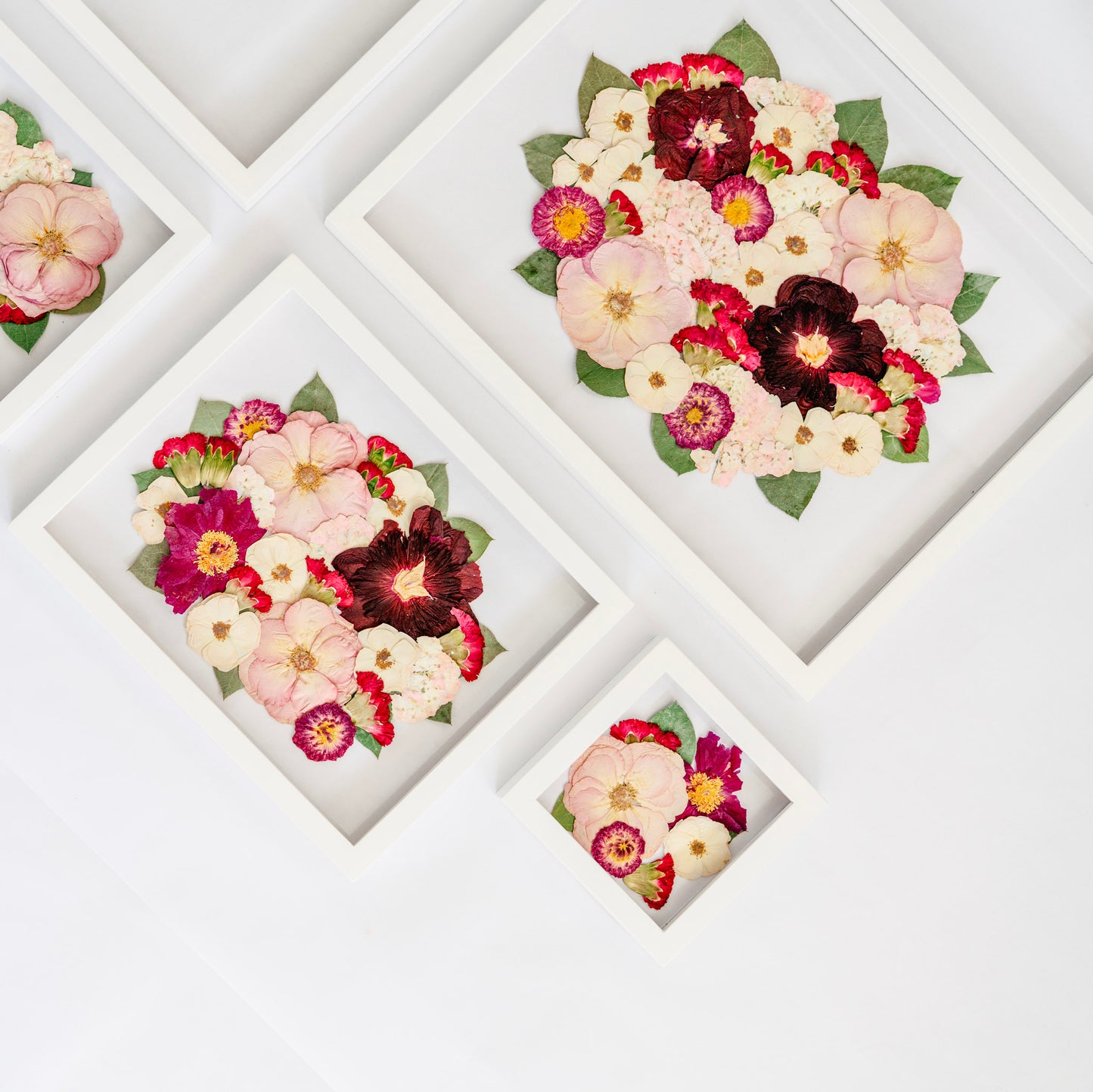 Pressed Frame - Recreation Round Design (We Repurchase Your Wedding Bouquet)