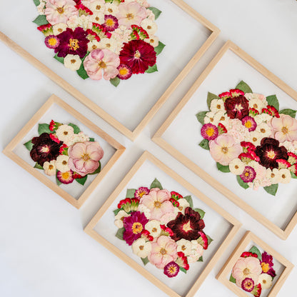 Pressed Frame - Recreation Round Design (We Repurchase Your Wedding Bouquet)