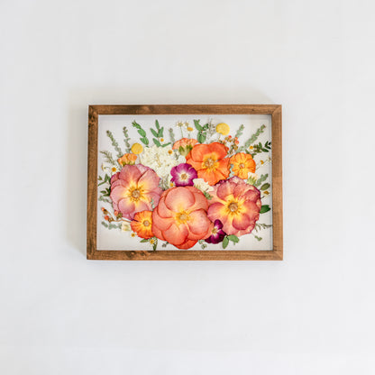*BESTSELLER* Pressed Frame - Bouquet/Growing Design (You Ship Your Flowers)