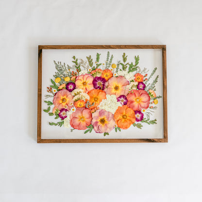 *BESTSELLER* Pressed Frame - Bouquet/Growing Design (You Ship Your Flowers)