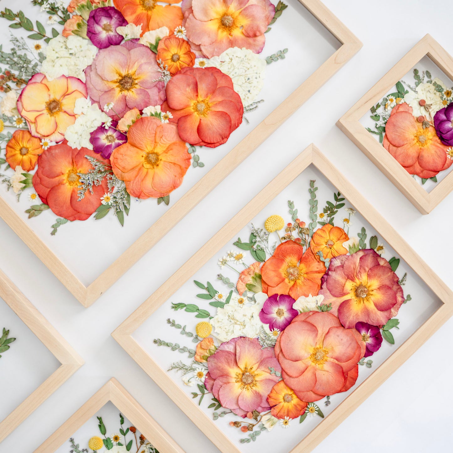 *BESTSELLER* Pressed Frame - Bouquet/Growing Design (You Ship Your Flowers)