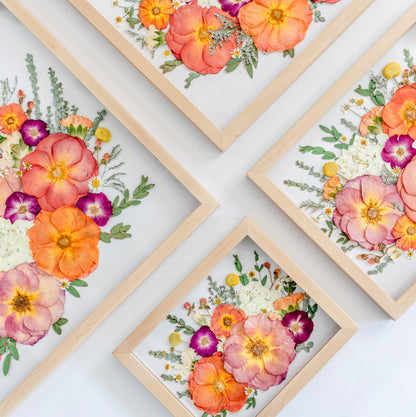 *BESTSELLER* Pressed Frame - Bouquet/Growing Design (You Ship Your Flowers)
