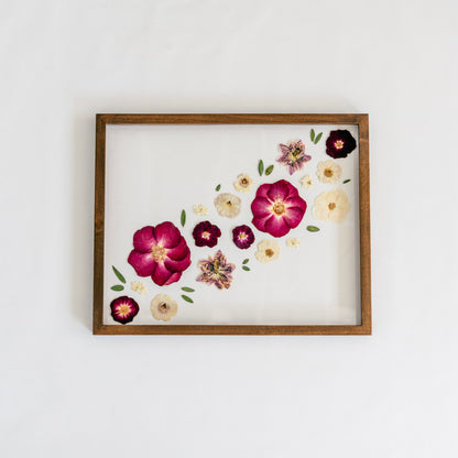 Pressed Frame - Recreation Diagonal Design (We Repurchase Your Wedding Bouquet)