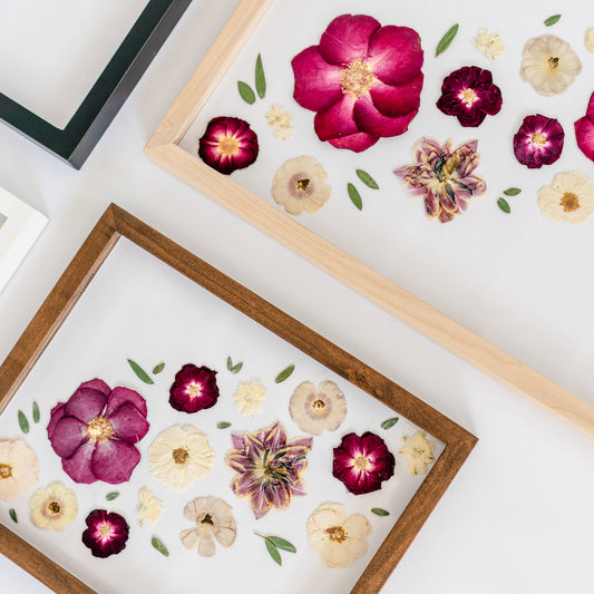 Pressed Frame - Recreation Diagonal Design (We Repurchase Your Wedding Bouquet)