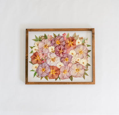 Pressed Frame - Recreation Full Design (We Repurchase Your Wedding Bouquet)