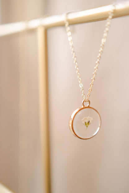 Baby's Breath Pendant Necklace
