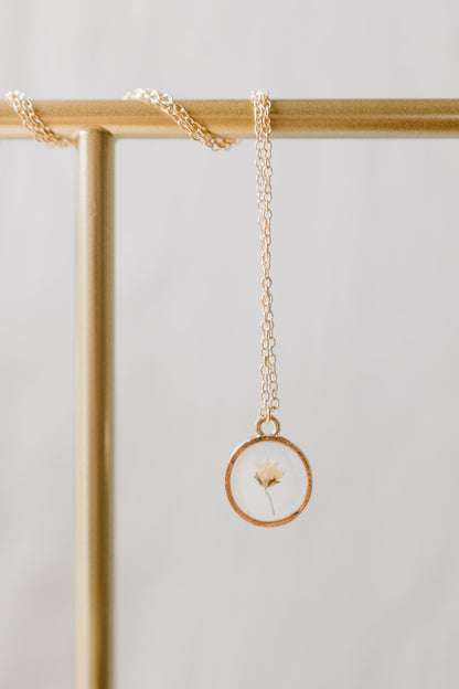 Baby's Breath Pendant Necklace