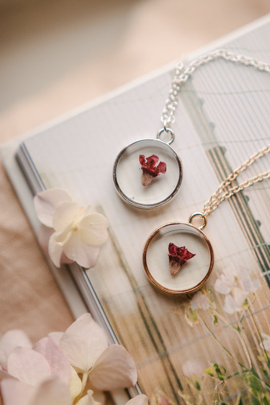Waxflower Pendant Necklace