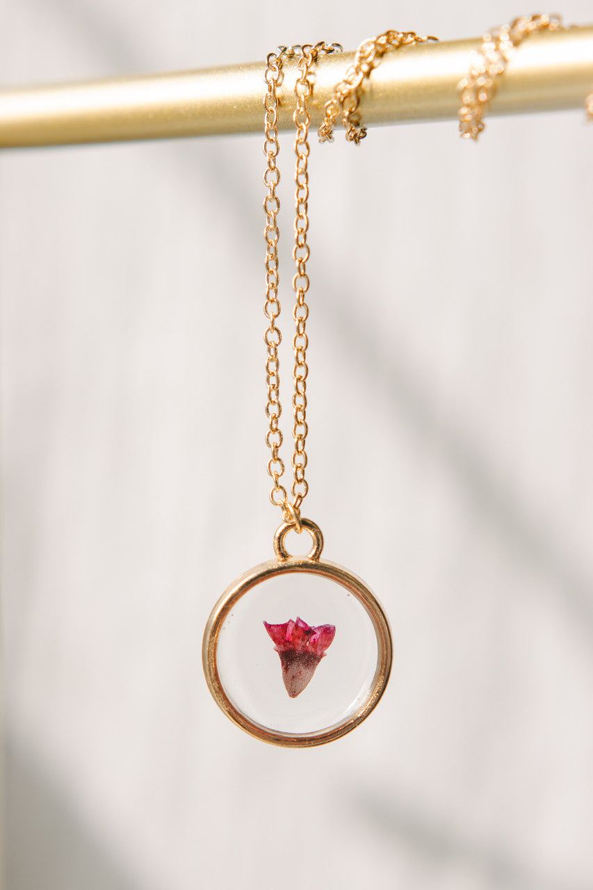 Waxflower Pendant Necklace