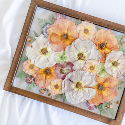 Pressed Frame - Recreation Full Design (We Repurchase Your Wedding Bouquet)