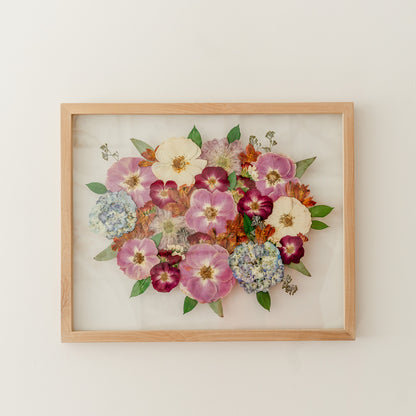 Pressed Frame - Recreation Full Design (We Repurchase Your Wedding Bouquet)